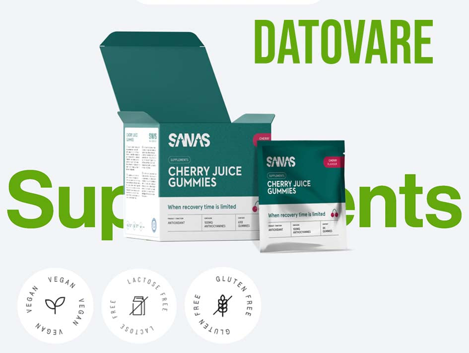 DATOVARE: CHERRY JUICE GUMMIES - Energi & Antioksidanter Smågodt