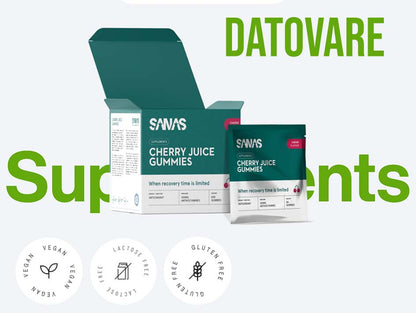DATOVARE: CHERRY JUICE GUMMIES - Energi & Antioksidanter Smågodt